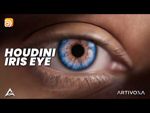 Houdini Tutorial | BUILD A PROCEDURAL ANIMATED IRIS EYE