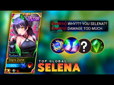 ONLY 001% PLAYER KNOW THIS ITEM | BRUTAL DAMAGE BUILD AND SKILL | SELENA MLBB.
