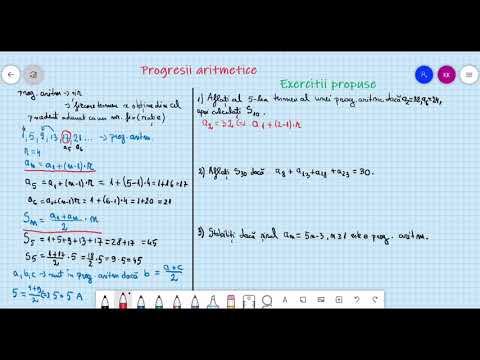 Progresii aritmetice (Clasa a IX-a)