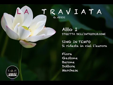 Traviata Act 1 | Stretta dell'introduzione | TEMPO | Opera Study Piano Accompaniment Karaoke | Verdi