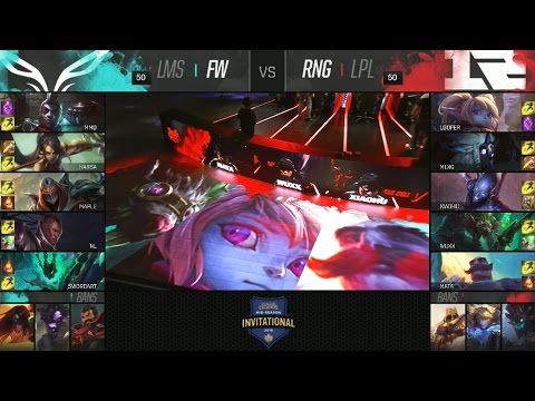 FW vs RNG Highlights - FLASH WOLVES vs ROYAL NEVER GIVE UP - 2016 MID-SEASON INVITATIONAL