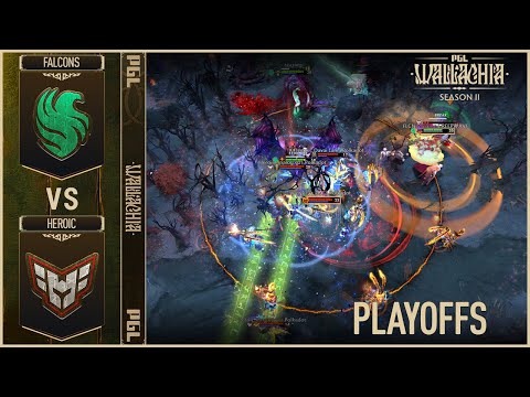 WINNER TO GRAND FINAL! HEROIC vs FALCONS - OFFICIAL HIGHLIGHTS - PGL Wallachia S2 | DOTA2