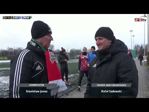 Wywiad z trenerem Rafałem Sadowskim po sparingu Sarmacja Będzin 2:3 (1:1) Niwy Brudzowice