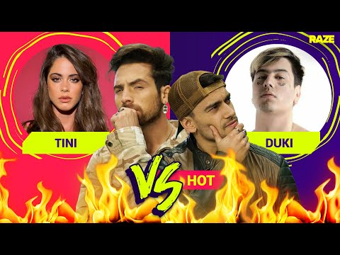 ¿Tini o Duki? Pusimos en aprietos a MYA  | VERSUS RAZE HOT