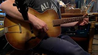 Video thumbnail for 1960s Kay-made Silvertone 619 archtop guitar by Jake Wildwood & Co
