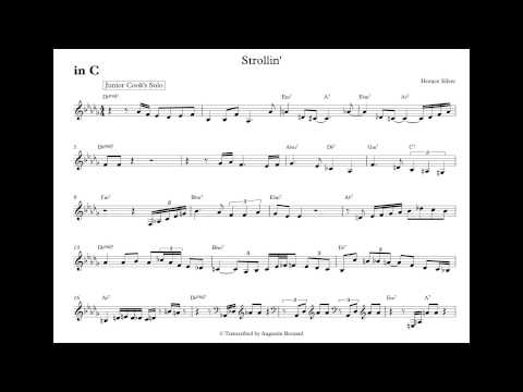Strollin' // Blue Mitchell, Junior Cook, Horace Silver Solos Transcriptions