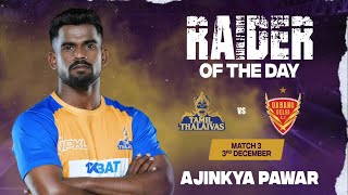 Download lagu Ajinkya Pawar (Tamil Thalaivas) | Raider of the Day: December 3 | PKL Season 10 mp3