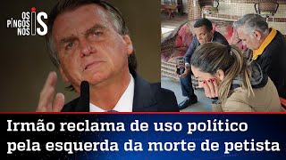 Bolsonaro conversa com familiares de petista morto no Paraná