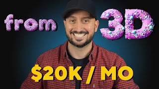 I Make $20k/Month Selling 3D Assets (Here's How)