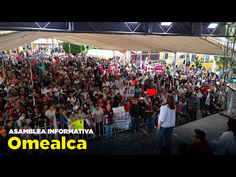 Asamblea informativa desde Omealca, Veracruz.