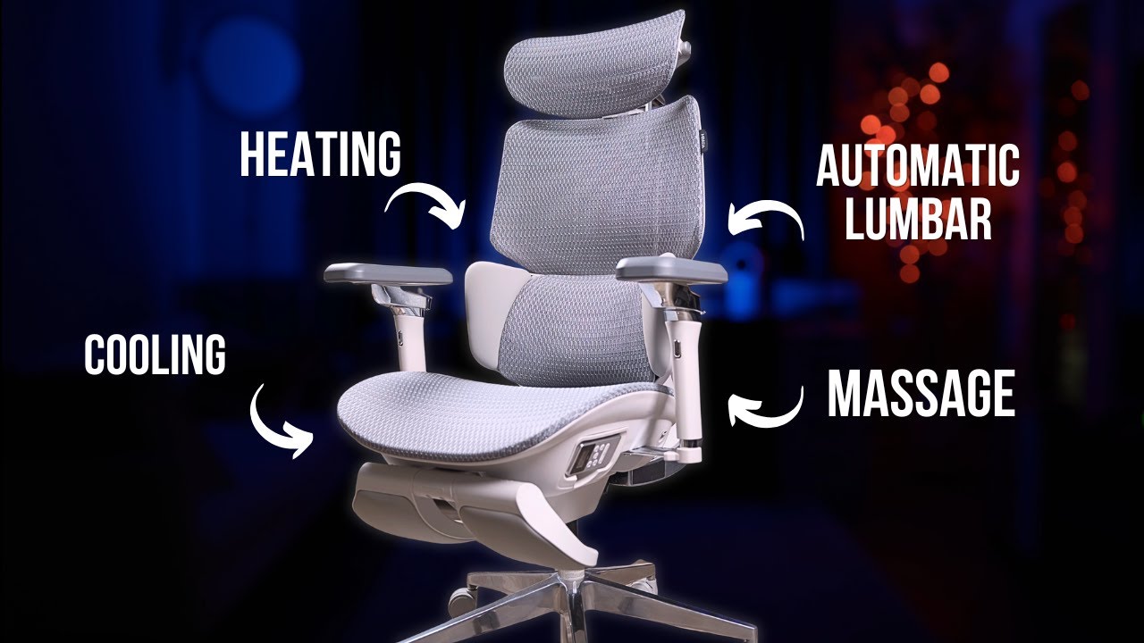 This is the Most High-Tech Office Chair I've Ever Used | Hbada X7 Review
