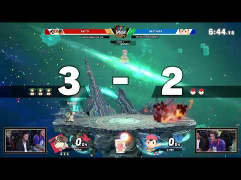 raito duck hunt insane 0 death off spawn vs ness on fd   Smash Ultimate   Super Smash Con 2019 Day 2