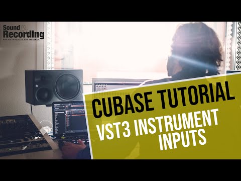 Cubase Pro 9 Tutorial: VST3 Instrument Inputs | german/deutsch | Sound & Recording