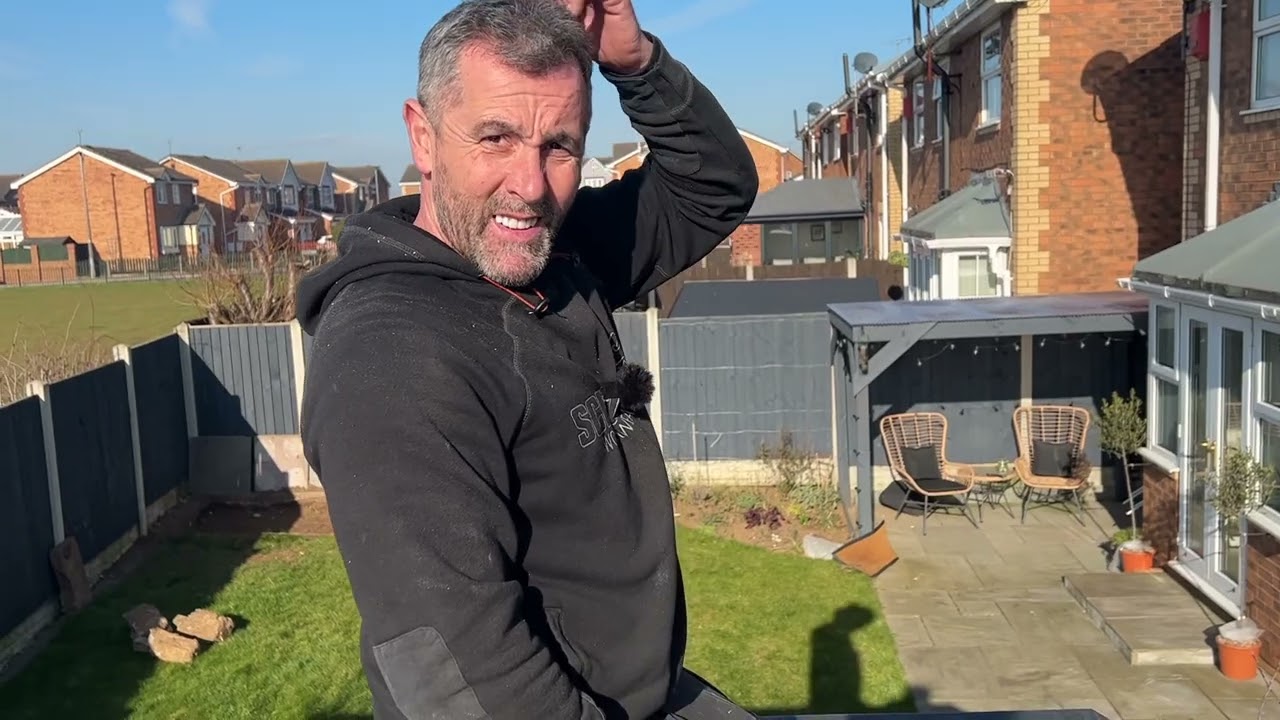 Garden room construction part 5