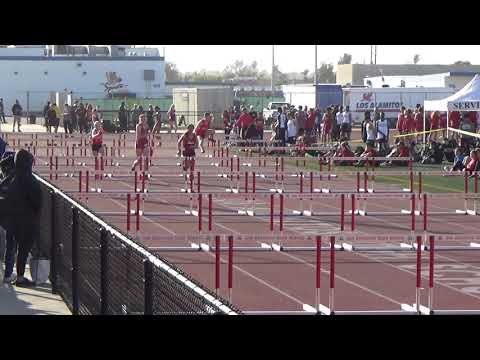 JVG 100m Hurdles vs Servite/Rosary/Laguna on 3-4-20