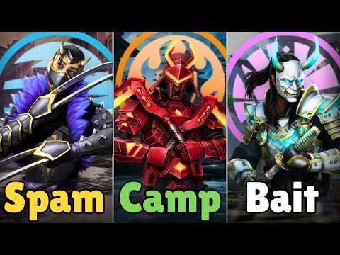 The Difference between Spamming, Camping and Passive Players