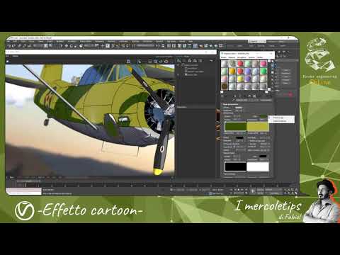 Video tutorial su 3ds Max e V-Ray - argomento Effetto Cartoon