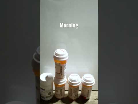 My #schizophrenia medications.                 #shorts