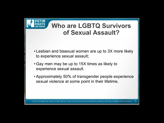 Holistic Sexual Assault Legal Intake for LGBTQ Survivors (July 2017)