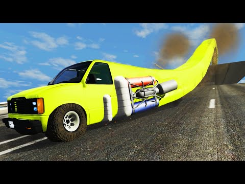 High speed freaky jumps #15 - Beamng.Drive