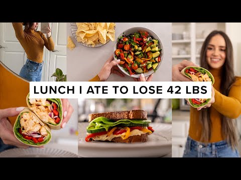 Easy lunches I ate to lose 42 lbs (high protein + low calorie)