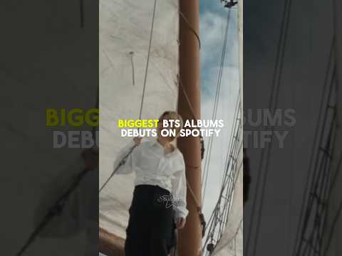 Biggest bts album debuts on Spotify #bts #btsarmy #comeback #swim #kpop #trending #arirang #viral