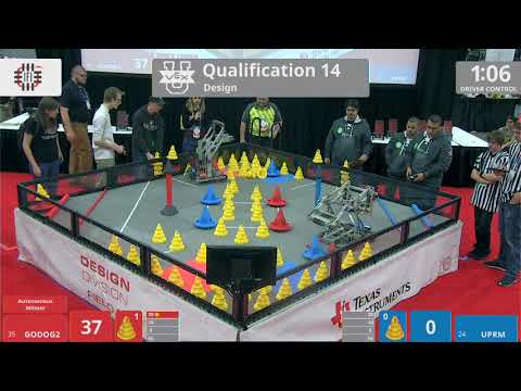 2018 VEXU Design Q14 - GODOG2 vs UPRM - 63 to 43