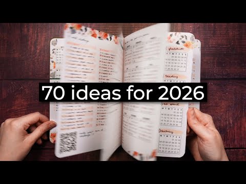 70 Bullet Journal Ideas for Your 2026 Setup 💜
