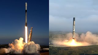 SpaceX USSF-62 launch and Falcon 9 first stage landing