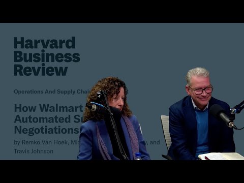 How Walmart automated supplier negotiations - Dr Mary Lacity & Dr Remko Van Hoek on Be Epic podcast