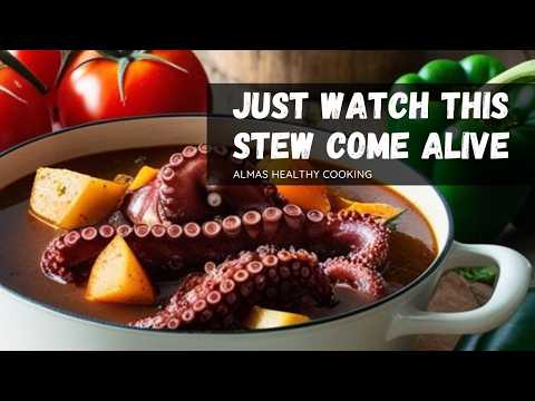 Quick Octopus Stew Recipe | Authentic Traditional Mediterranean Seafood Dish