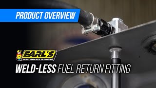 Earl's Weld-less Fuel Return Fitting