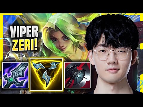 VIPER DESTROYING WITH ZERI! - EDG Viper Plays Zeri ADC vs Ziggs! | Season 2022
