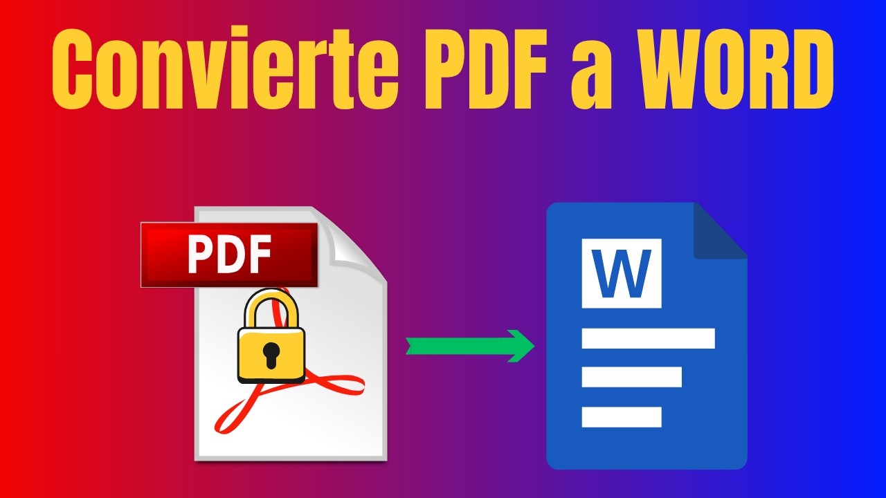 Convert any PDF to Word with Python (easy and free)