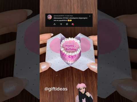 Arkadaşa mükemmel bir doğum günü sürprizi yapıyoruz 👀 #kendinyap #diy #giftcraftideas