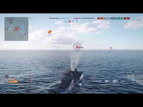 World of warships. Fletcher class destroyer tier 7