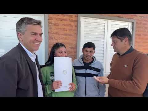En Quitilipi: Más familias chaqueñas cumplieron el sueño de la casa propia. Gobernador Leandro Zdero