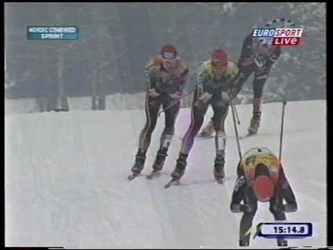 2007/08 combinata 7,5 km Val di Fiemme - Haseney, Lamy Chappuis, Kreiner