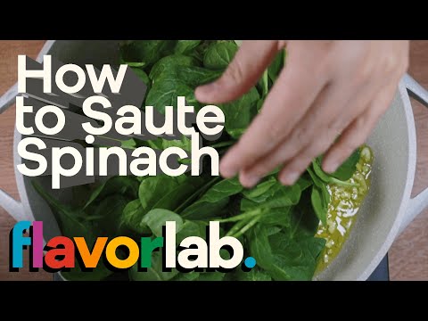 How to Saute Spinach