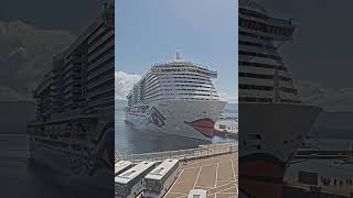 MV AIDAcosma in Ajaccio #cruiseship #aidacruises #portajaccio #aidacosma #corsica #travel