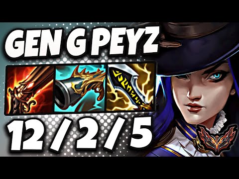 Caitlyn vs Xayah ADC [ Gen G Peyz ] Patch 14.16 Korea Grandmaster ✅