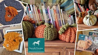 🎃 STUDIO VLOG #45 - Pumpkins are in, prepping for Yarndale, crochet relaxation and business talk 👔