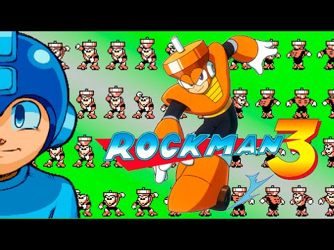 Rockman 3 (Famicom) / MegaMan 3 (NES) - TopMan Stage (Perfect Run)