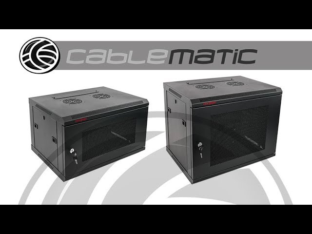 Vídeo relacionado con Lanberg Armario para Rack, 19", Montaje en Pared, 4U/600X450 con Puerta Perforada, Color Negro