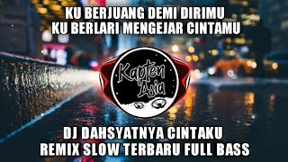 Download lagu DJ DAHSYATNYA CINTAKU | ku berjuang demi dirimu | remix slow terbaru full bass mp3