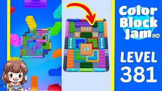 Solution du Niveau 381 de Color Block Jam