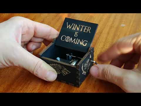 Черна Музикална Кутийка "Game of Thrones"