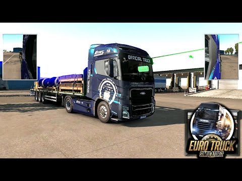 Ford F-Max Delivering Train Axles to La Rochelle | Euro Truck Simulator 2