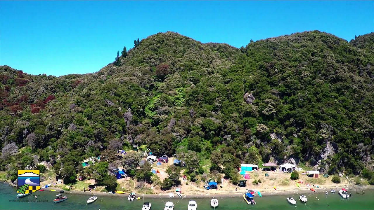 Ride water taxi across stunning Lake Tarawera.