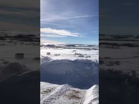 Wind is blowing in Boulder, Wyoming